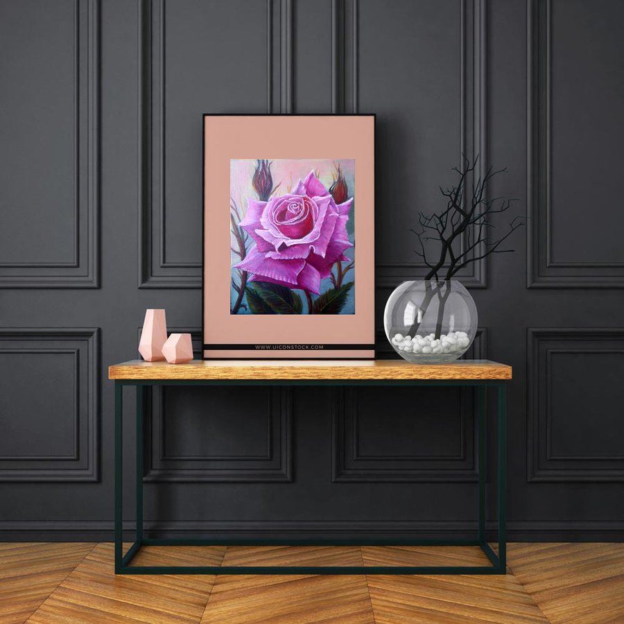 A lonely rose