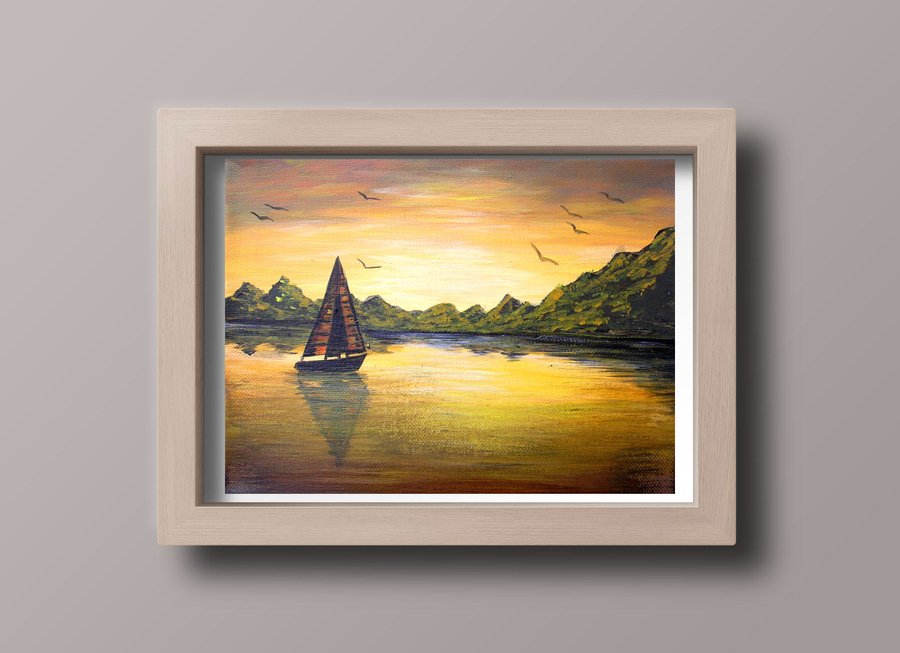 Yellow evening